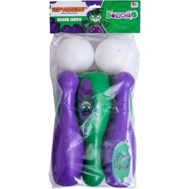 Imagem de Jogo Infantil Boliche Hulk - 8 peças - TOY MASTER