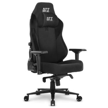 Imagem de Cadeira Gamer DT3 Nero XL, Revestimento com Tecido DT3 Max2Weave™. almofada magnética apoio lombar integrado, braços 4D+, suporta até 150kg e altura máx. de 1,95m(Black)