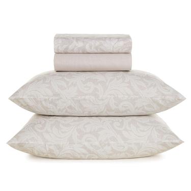 Imagem de Jogo De Lençol King 100% Algodão 4 Peças Susan 160 Fios Karsten