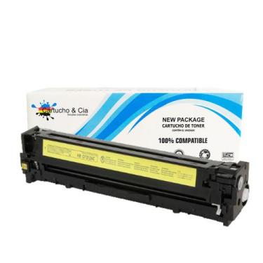 Imagem de Toner Compatível Cf212A 131A Amarelo Pro200 M251 M276 - Cartucho & Cia