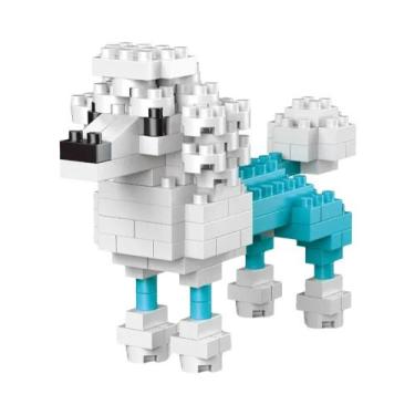 Imagem de Super Mini Pet Dog Corgi Poodle Blocos De Construção Kit Brinquedo Edu
