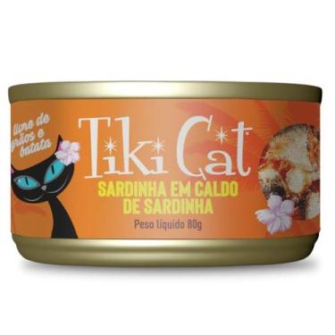Imagem de Tiki cat grill sardinha 80g lata - COVETRUS