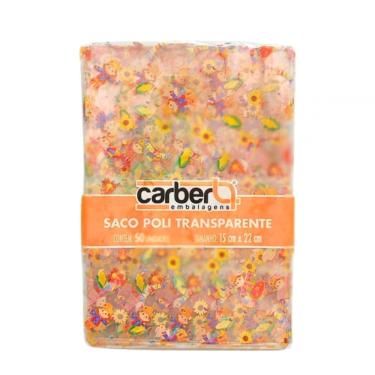 Imagem de Saco Poli Transparente Arraiá Da Roça 15x22cm 50 Un Carber