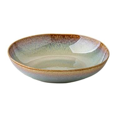 Imagem de Fxzqgnh Prato de Salada de Cerâmica, Utensílios de Mesa Elegantes, Fruteira, Prato Irregular para Café Da Manhã, Restaurante, Festa, Sobremesa, Lanche