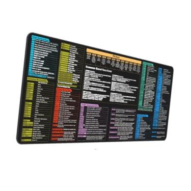 Imagem de Generic Almofada de computador com atalhos do Excel Tapete de mesa grande mouse mouse word/excel atalhos folha mousepad para digitação em casa trabalhando, 30x80x03cm