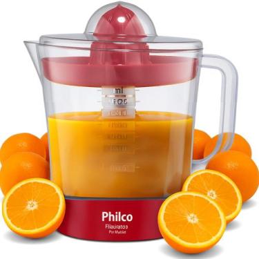 Imagem de Espremedor de Frutas Elétrico 1,5L Philco Citrus 220V, VERMELHO