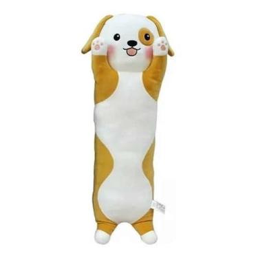 Imagem de Travesseiro Almofada Xuxão Fofinha Cachorro Pet Caramelo 70 - Dm Toys