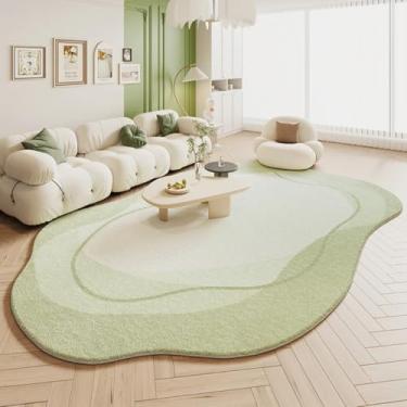 Imagem de Tapete de estudo espesso, moderno e simples, para sala de estar, decoração irregular do quarto, tapete de pelúcia para casa (200x250 cm/A)