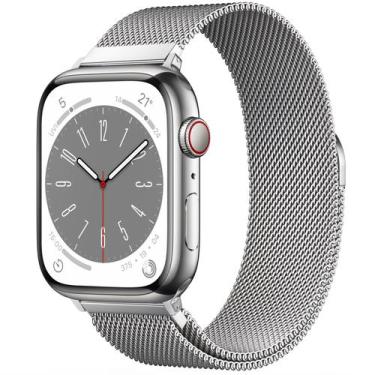 Imagem de Pulseira de relógio BRG Milanese Loop em aço inoxidável 38-49 mm Apple