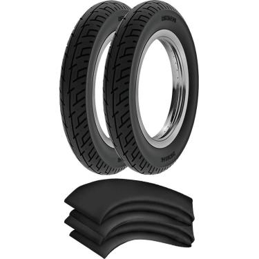 Imagem de Kit 2 Pneus Scooter  Suzuki Burgman 350-10 Bs32 Scooter Rinaldi + Camaras