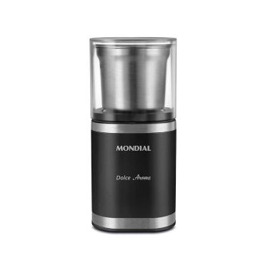 Imagem de Moedor De Café Dolce Arome Mondial Preto/Inox 180W MCF-01-BI 110V