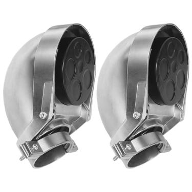 Imagem de Pacote com 2 tampas de entrada de serviço, cabeças de entrada de alumínio fundido de iluminação rosqueada de 5 cm com braçadeira de pressão resistente, encaixe de conduíte para puxar condutores de