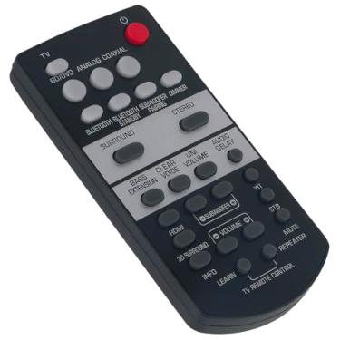 Imagem de Allimity Ajuste remoto de substituição para sistema de alto-falante de áudio doméstico Yamaha Soundbar YAS-107 YAS-1080 YAS-207 YAS-106 YAS-203 ATS-1070 ATS-1060 ATS-1080 ATS-1030 FSR66 ZJ787500 YAS-1