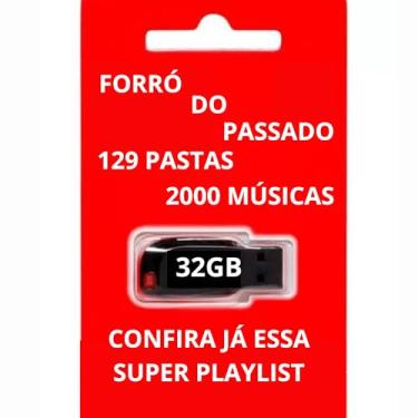 Imagem de Pen Drive 32GB Gravado Com Músicas Forró do Passado - 129 Pastas Com Mais de 2000 Músicas.