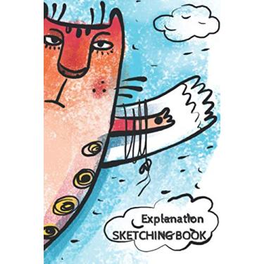 Imagem de Explanation Sketching Book: This notebook features spaces to write, draw each day, what is the purpose of sketching your initial design ideas. Executive size hard cover
