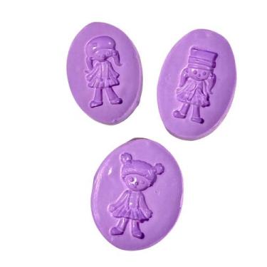 Imagem de F1273 molde de silicone kit 3 moldes circo confeitaria biscuit - confe