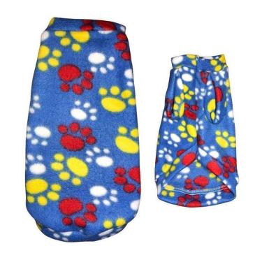 Imagem de Roupa Para Cães - Suéter De Inverno Azul Patas Egg