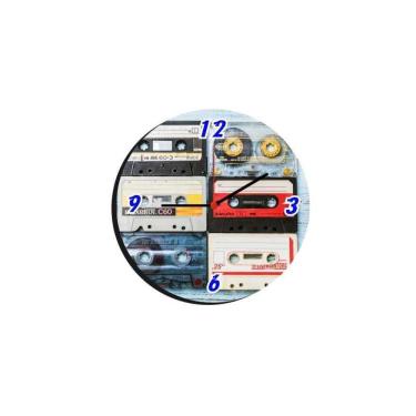 Imagem de Relógio De Parede Decorativo Estilo Música 12