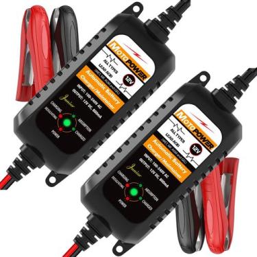Imagem de Carregador de bateria MOTOPOWER MP00205A 12V 800mA, pacote com 2