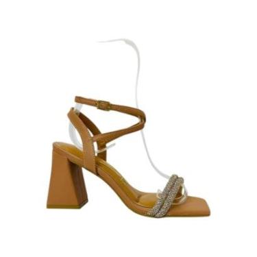 Imagem de Sandália Feminina Vizzano Tira com brilhantes-Feminino