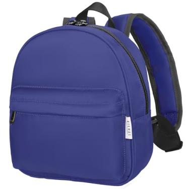 Imagem de BIGHAS Mochila infantil leve com alça no peito para meninos e meninas, jardim de infância pré-escolar, 30 cores, Azul marino, One_Size, Mochila infantil
