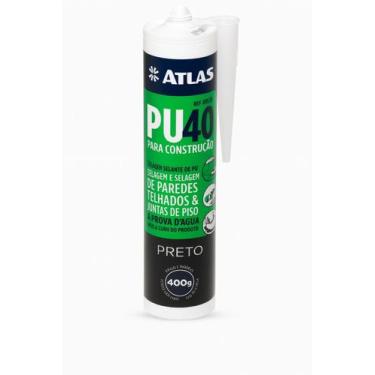 Imagem de Tubo Selante de PU40 400g - Atlas, PRETOO ;