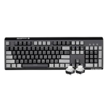 Imagem de Hexgears Teclado mecânico para jogos GK735 Kailh Box interruptor branco (preto-cinza)