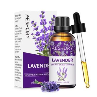 Imagem de Óleo Essencial Aeshory Lavanda 100ml Puro Natural