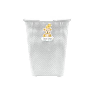 Imagem de Cor:Branco Cesto Infantil Bebê e Mamãe Organizador 30L - Monte Líbano