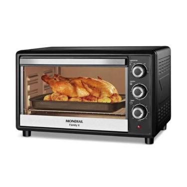 Imagem de Forno Elétrico 42L Family II Mondial 1600W Preto/Inox FRN-42-B - 127V