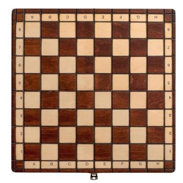 Imagem de Jogo Xadrez De Madeira 24x23 Cm Tabuleiro Dobrável Peças De Madeira Com Jogo De Dama E Gamão Detalhes De Corda