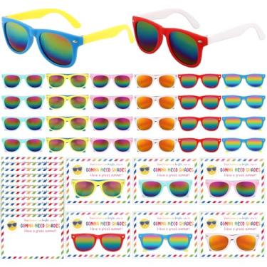 Imagem de uyakhom 24 Conjuntos De Óculos Sol Fim Ano, Presentes Para Estudantes, A Granel, Com Cartão Bênção Formatura, Sala Aula, Professor, Suprimentos Festa Na Piscina, Praia, Verão