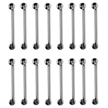 Imagem de Barra De Apoio 60cm Inox Kit 18 Unidades Idoso Criança Gestante Deficiente Suporte Banheiro Box Segurança Acessibilidade