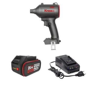 Imagem de Kit Soprador De Ar E Inflador Kh193.9 Bateria Kab34 E Carregador Rápido Kress