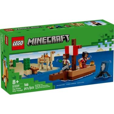 Imagem de Lego Minecraft A Viagem Do Barco Pirata - 166 Peças 21259