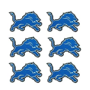 Imagem de 6 peças de adesivos para fãs de rúgbi, estilos esportivos, bordados, adesivos de logotipo do time favorito para leões, costurar/passar a ferro, aplique para roupas, vestido, chapéu, jeans, mc01