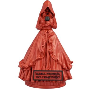 Imagem de Estátua Pombagira Maria Padilha do Cemitério Imagem Umbanda Candomblé (Cor Sanguis Obscurus)