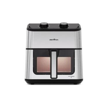 Imagem de Fritadeira Air Fryer Britânia 8L 3 em 1 Redstone Cesto Quadrado BAF80A