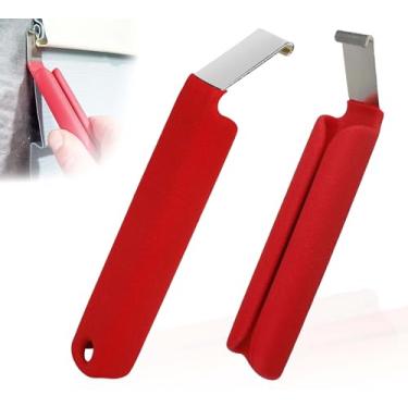 Imagem de Ferramentas de remoção de revestimento de vinil - Extrator de ferramenta de zíper de tapume com alça antiderrapante para reparo de revestimento de PVC doméstico (pacote com 2)