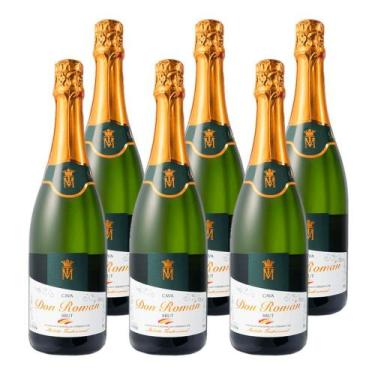 Imagem de Kit 6 Cava Brut Don Roman Branco Espanha 750ml - Marqués de Tomares