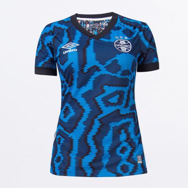 Imagem de Camisa Grêmio III 21/22 s/n° Torcedor Umbro Feminina-Feminino