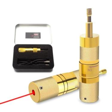 Imagem de Gotical Ferramenta De Mira Laser Recarregável Usb Para Arco E Besta, Ferramenta De Mira Laser De Besta Com Rosca, Formato De Visor De Furo 223, Feito De Latão