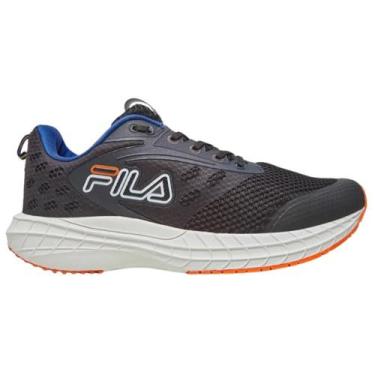 Imagem de Tenis fila compass masculino-preto/roy/laranja, 40
