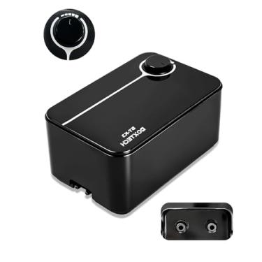 Imagem de Bomba de ar ultra silenciosa para aquário – aerador ajustável para tanque de peixes com bomba de saída dupla, bomba de oxigênio para tanque de 20 a 600 galões (apenas bomba de ar)