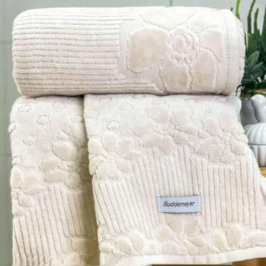 Imagem de Toalha Banhão Lollipop Buddemeyer Veludo 90x150 Marfim