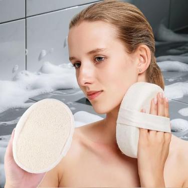 Imagem de Escova de banho macia massagem chuveiro bucha esponja costas spa esfoliante banho natural esponja esfoliante ferramentas de banheiro para mulheres homens (14,5 x 10 x 4,5 cm)