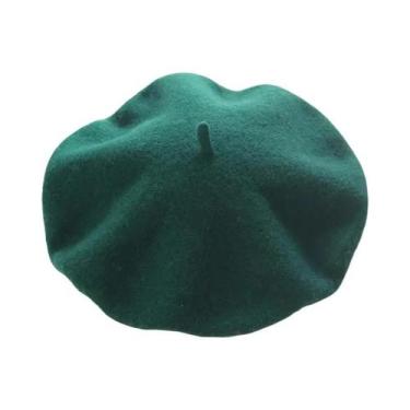 Imagem de Boina Vintage Feminina De Inverno, Chapéu Casual Quente Para Meninas -