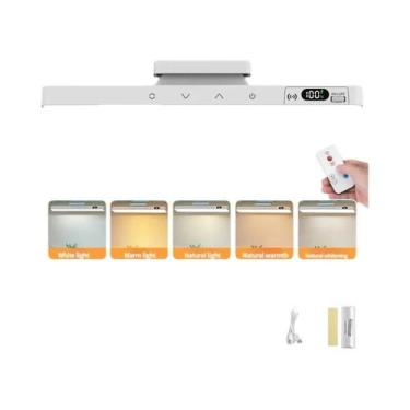 Imagem de Luminária De Mesa Recarregável Com Toque, Lâmpada Magnética Para Leitu