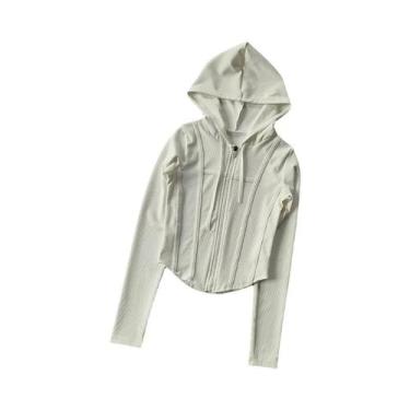 Imagem de Jaqueta Esportiva Feminina Com Capuz De Secagem Rápida, Manga Longa, P