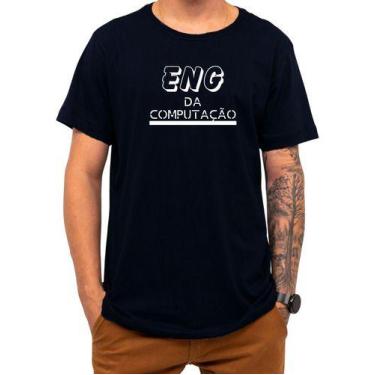 Imagem de Camiseta Faculdade Engenharia De Computação Uni 100% Algodão - Loja Cl